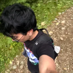 Apram on a forest trail